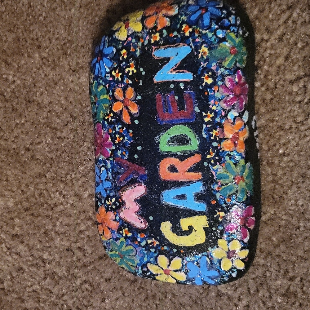 Hand Painted My Garden Rick